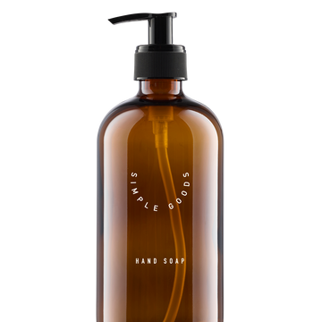 Tom glassflaske håndsåpe 500 ml