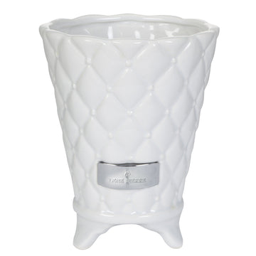 Precious potteskjuler H15 Ø12 cm. hvit