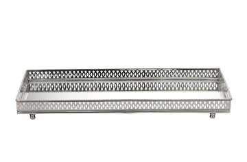 Bethel serveringsfat H35 Ø18 cm. sølv