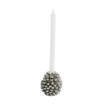 Serafina stake Polyresin L6xB6XH6 cm. antikk sølv