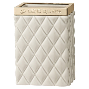 Portia tannkrus H11xB6 cm. brun sand