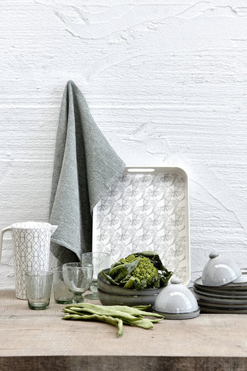 Amera smørskål H12 cm. grå