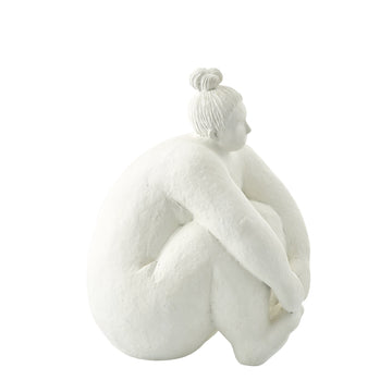 Serafina dekorasjon H24 cm. råhvit