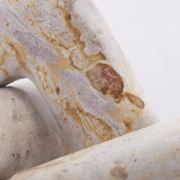 Ellia dekorasjon H15 cm. sand marmor