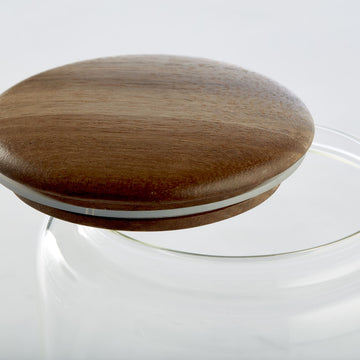 Cristella krukke H24 cm. transparent