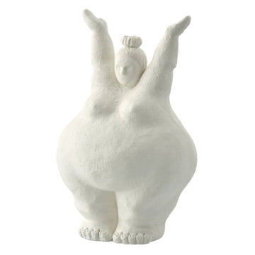 Serafina dekorasjon H28 cm. råhvit