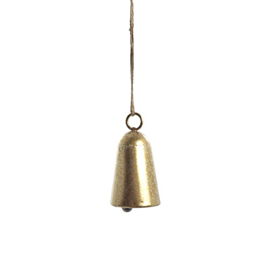 Missia julekule 5x5XH10 cm. lys gull