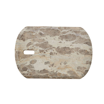 Ellia skjærebrett 45X30 sand, Marmor