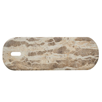 Ellia skjærebrett 60X20 sand, Marmor