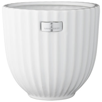Rosalie potteskjuler H19 Ø20 cm. hvit