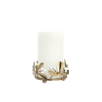 Missia stake jern L10xB10XH6 cm. lys gull