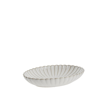Camille serveringsfat 4x15,5 cm. råhvit