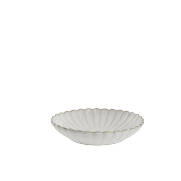 Camille desserttallerken Ø19 cm. råhvit