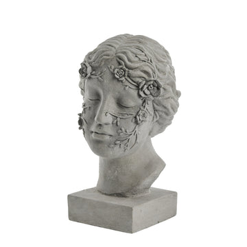 Sielle dekorasjon 31x12 cm. grå