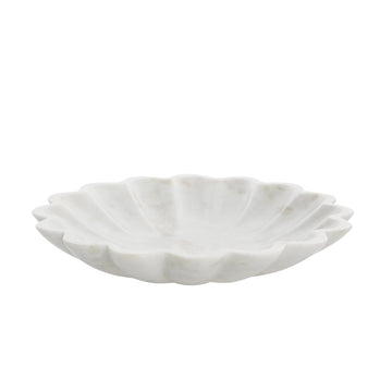 Ellia skål Ø30 cm. hvit marmor