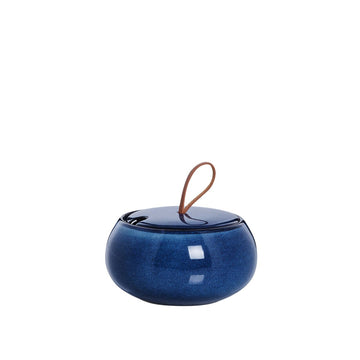 Amera sukkerbolle Ø13 cm. blå
