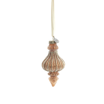 Norille julekule 12X6 cm. brun
