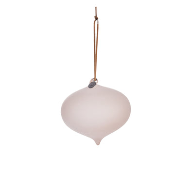 Clarinne julekule 12 cm. pudder