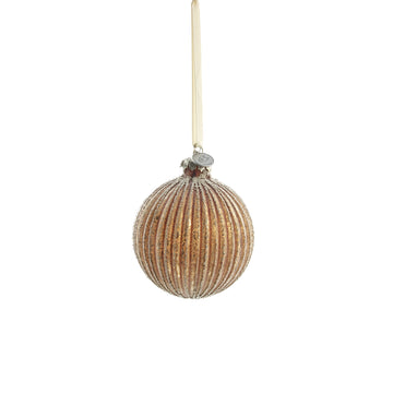Norille julekule 8X8 cm. brun