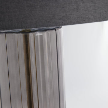 Sarille bordlampe H63,5xB40 cm. mørkegrå