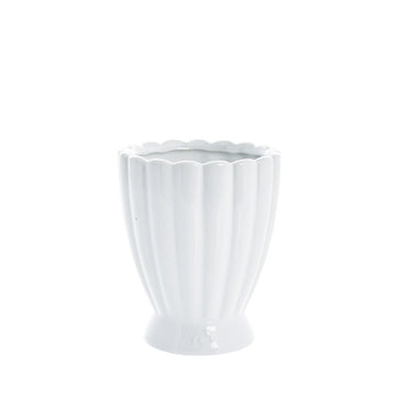 Shenella potteskjuler H15 Ø12,5 cm. hvit