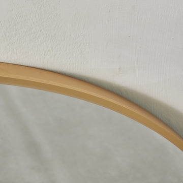 Hallia speil D80 cm. lys gull