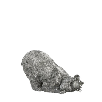 Sebina dekorasjon Polyresin L19,5xB11,5XH11,5 cm. antikk sølv