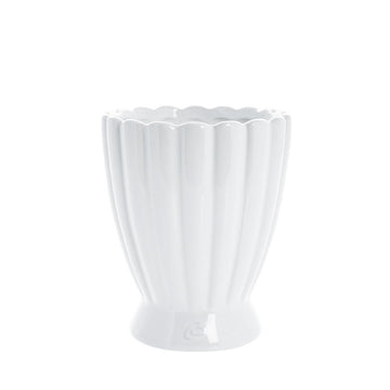 Shenella potteskjuler H18 Ø15 cm. hvit