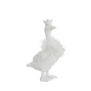Segilla dekorasjon Polyresin L16,5xB12XH26,5 cm. hvit