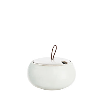 Amera sukkerbolle Ø13 cm. beige