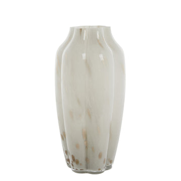 Mara vase 31x15 cm. sølvgrå
