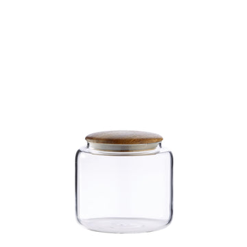 Cristella krukke H11 cm. transparent
