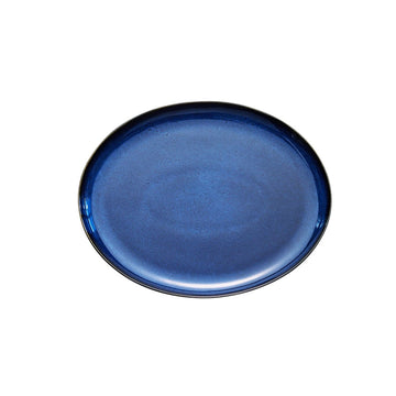 Amera serveringsfat 34x27 cm. blå