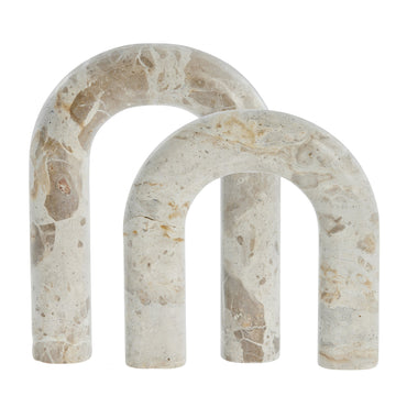 Ellia dekorasjon H25,5 cm. sand marmor