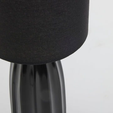 Sarah bordlampe H34xB14 cm. svart