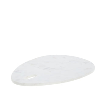 Ellia skjærebrett 40X30 hvit Marmor