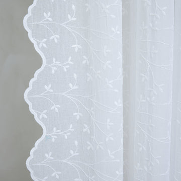 Eloise gardinfag L250xB160 cm. råhvit