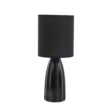 Sarah bordlampe H34xB14 cm. svart