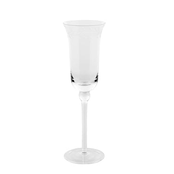 Dauphine champagne glass transparent 23,5x7 cm.