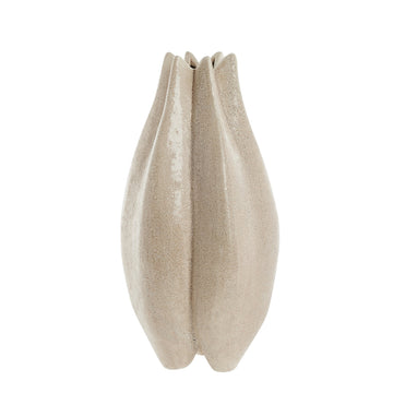 Valona vase 40,5x23 cm. sand