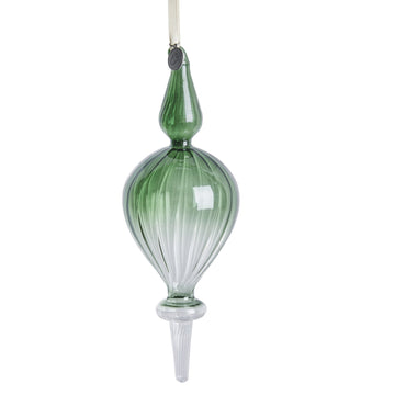 Glossia julekule 21,5 cm. grønn
