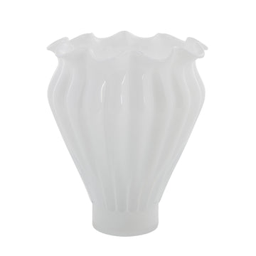 Verinne vase hvit H28,5 cm.
