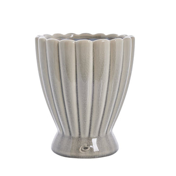 Shenella potteskjuler H20 Ø17 cm. sand
