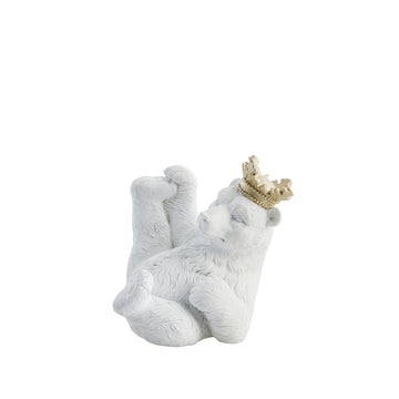Sebina dekorasjon Polyresin L10,7xB9,5XH11 cm. hvit
