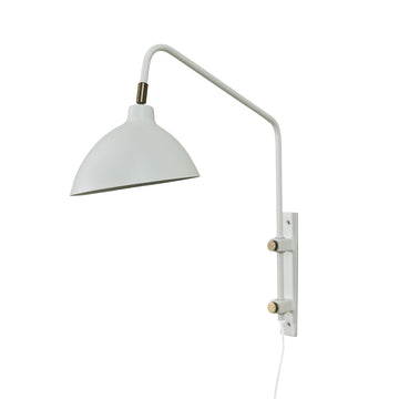 Sofinna vegglampe H48xB21 cm. hvit