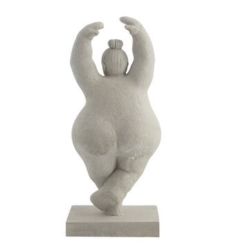 Serafina dekorasjon H28 cm. grå