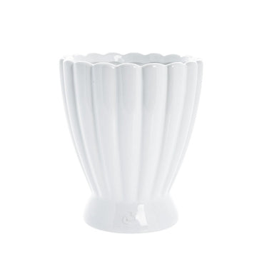 Shenella potteskjuler H20 Ø17 cm. hvit