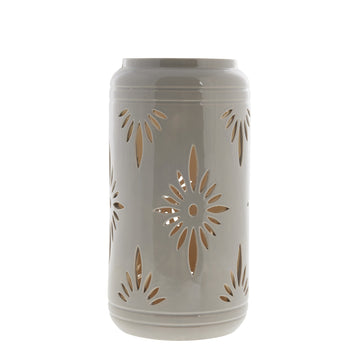 Hilde lykt sand H39 cm.