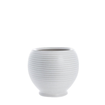 Catharinia potteskjuler H25 Ø29 cm. råhvit