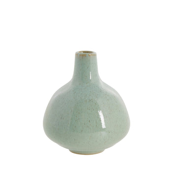 Helene vase støvet grønn 8x8 cm.